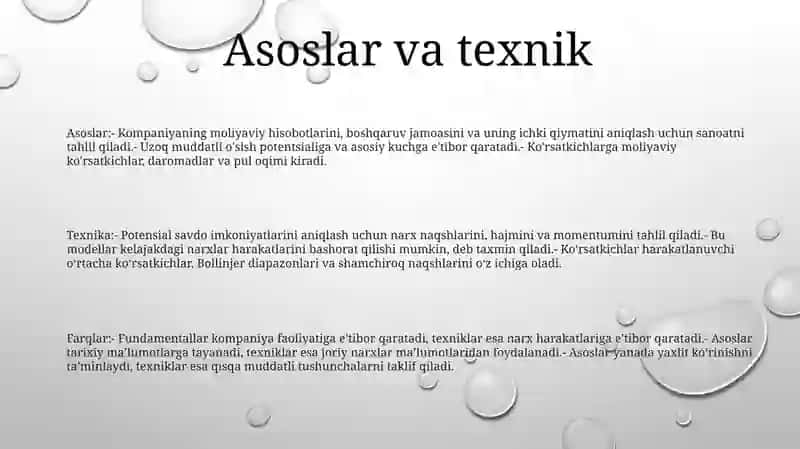 Moliya Bozori Tahlil Etish Asoslari Fundamental Va Texnik 2