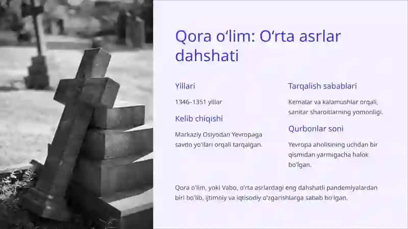 Dunyo epidemiyalari va ularning tarixi 2