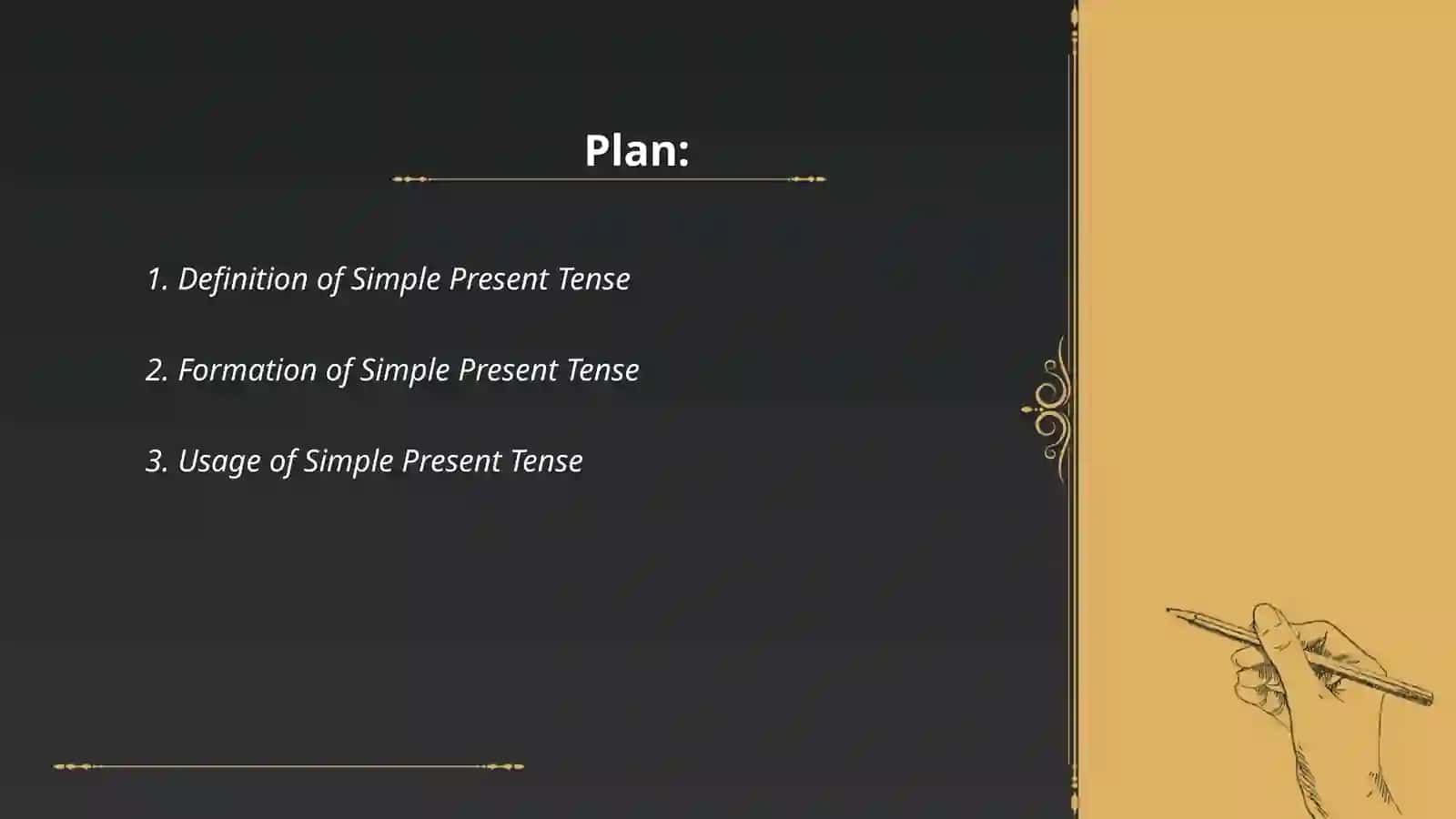 Post simple tense 2