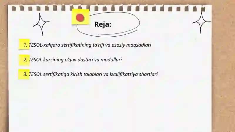 TESOL-xalqaro sertifikat 2