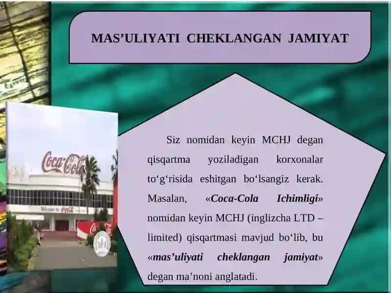 Mas’uliyati Cheklangan Jamiiyat 2