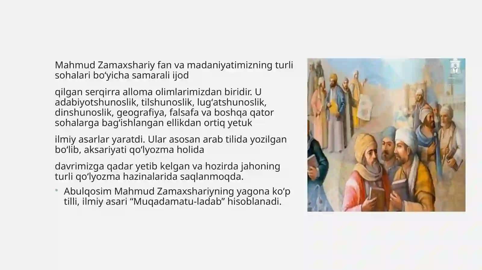 Mahmud Zamaxshariy tilshunoslikga oid  qarashlari 2