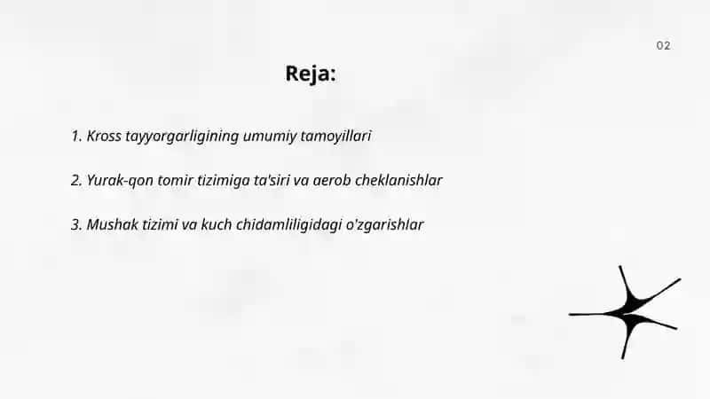 Kross tayyorgarligining xususiyotlari va uning organizmga tasiri 2