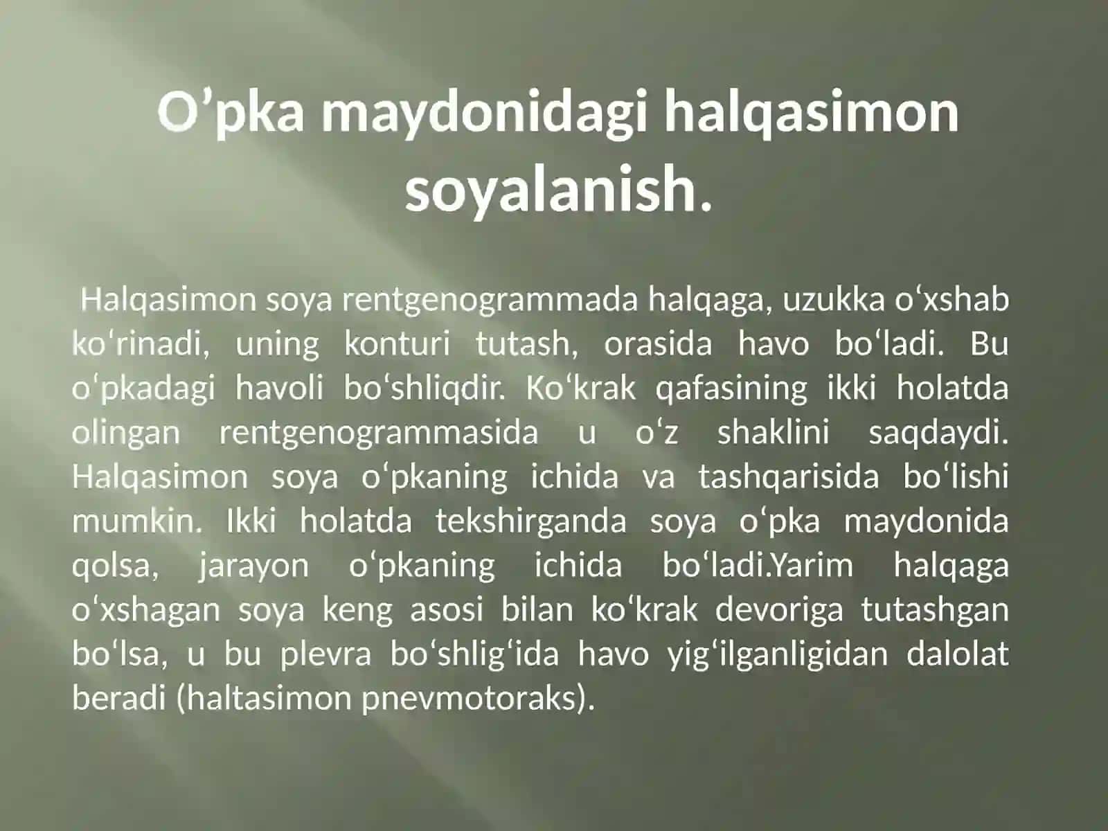 Halqasimon Soyalanish 2