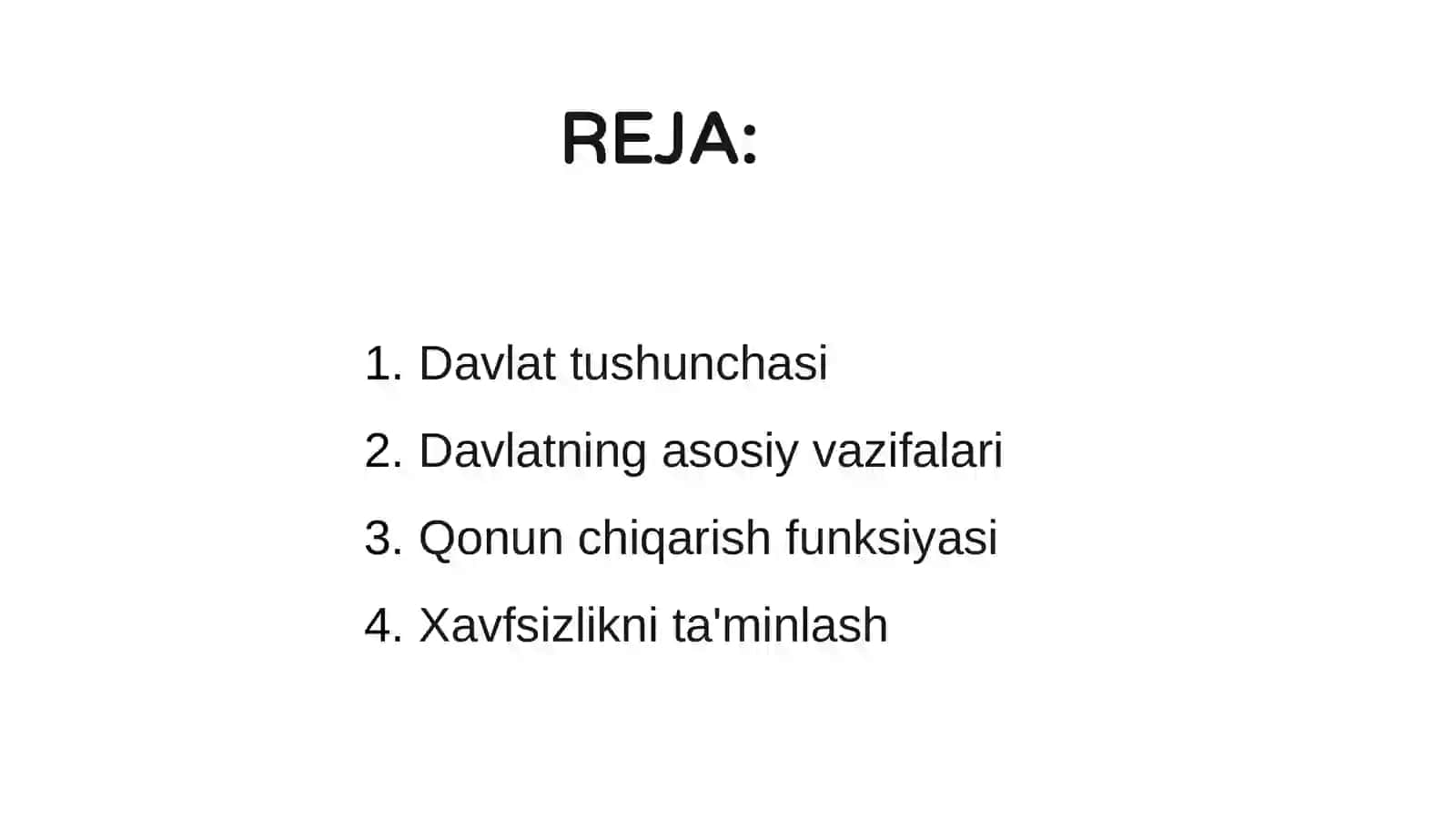 Davlatning funksiyalari 2