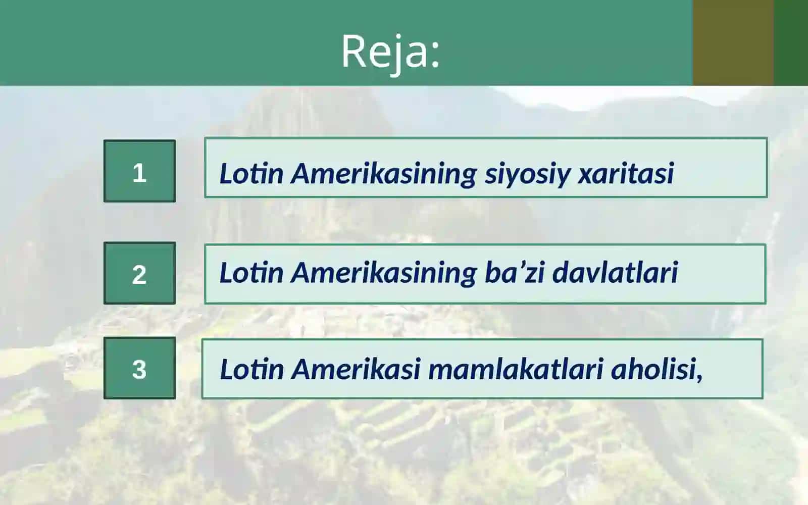 Lotin Amerikasi 2