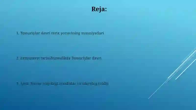 Temuriylar Davri Tarixshunosligi 2