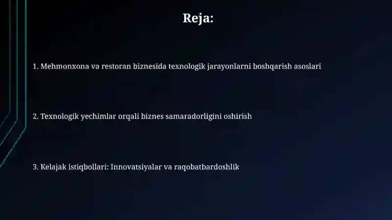Texnologik jarayonlarni boshqarish 2