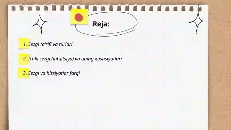Sezgi haqida 2