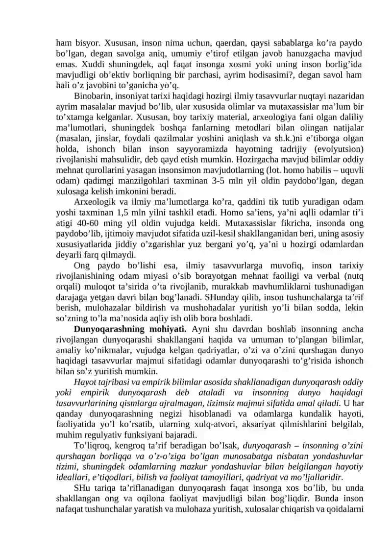 Falsafa uning jamiyat hayotidagi roli 2
