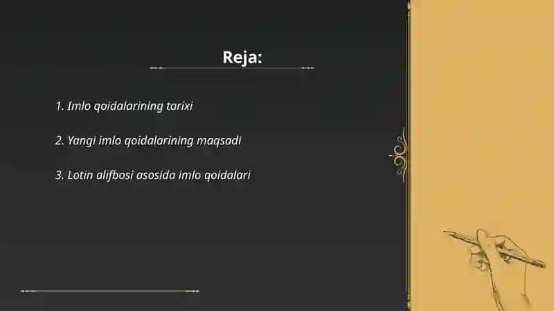 O'zbek tilining yangi imlo qoidalari 2