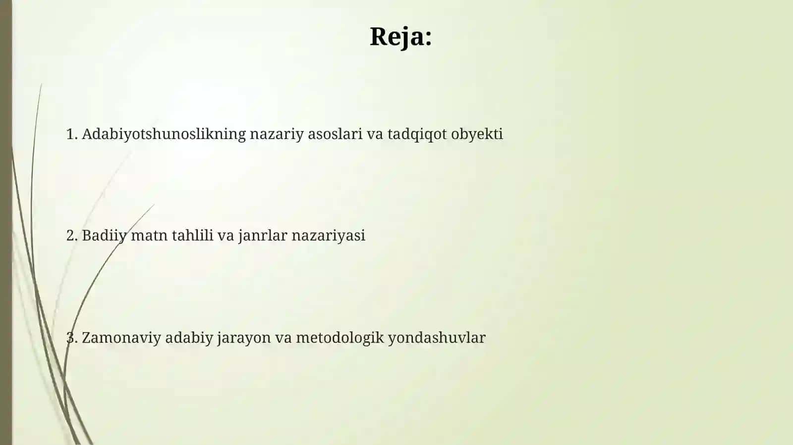 Adabiyotshunoslikning obekti 2