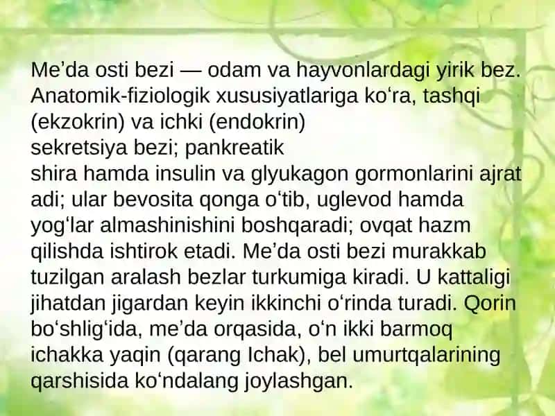 Me'da osti bezi 2