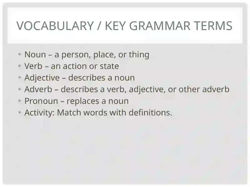 Grammar Exercises 2