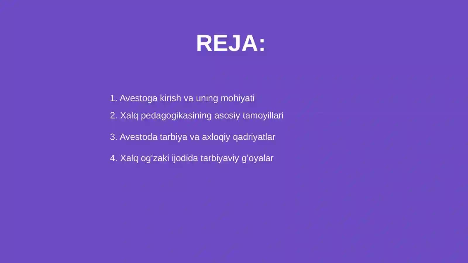 Avesto va xalq pedagogik gʻoyalarining uygʻunligi 2