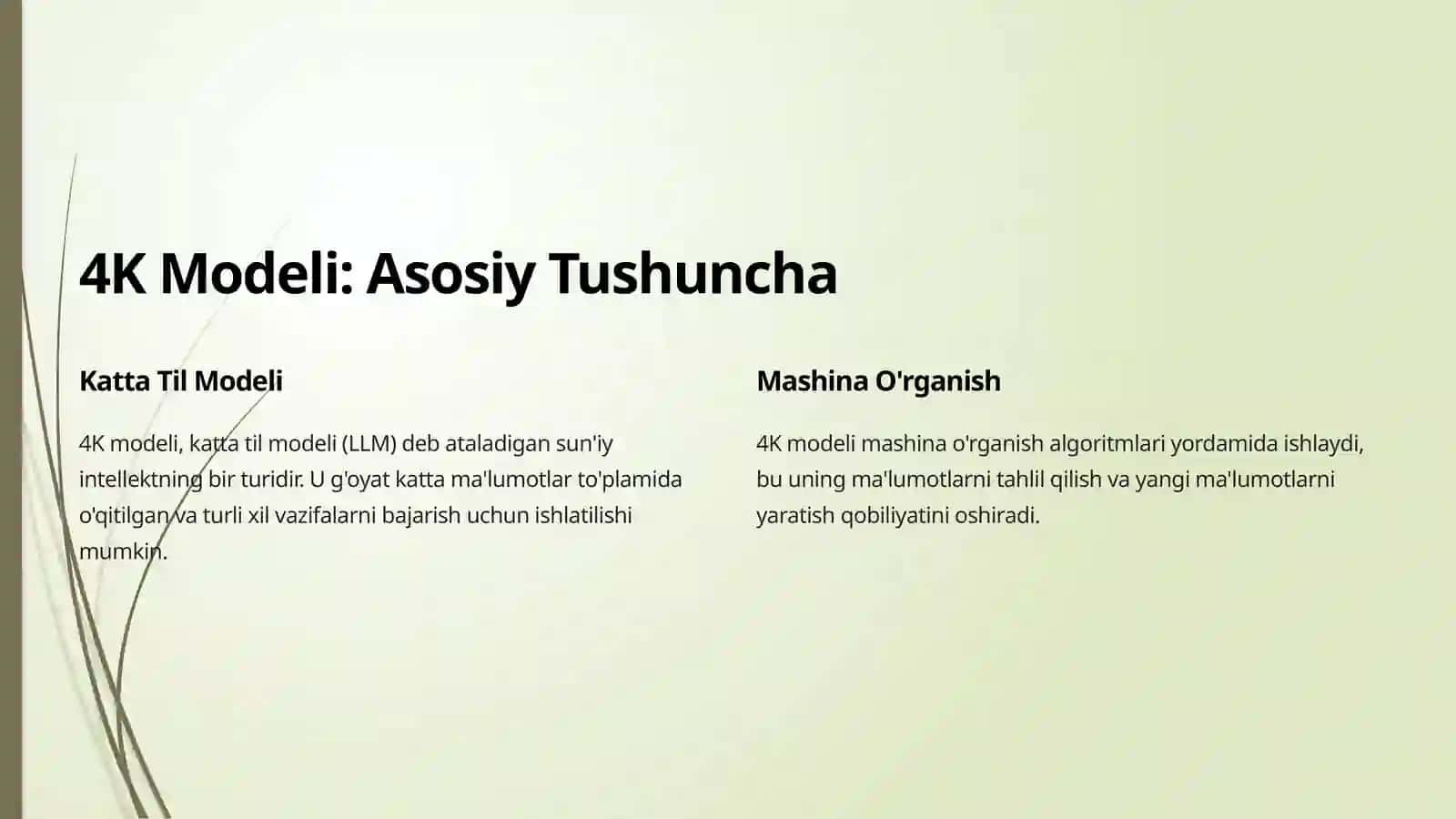 4KModeliva uning mazmun mohiyati 2