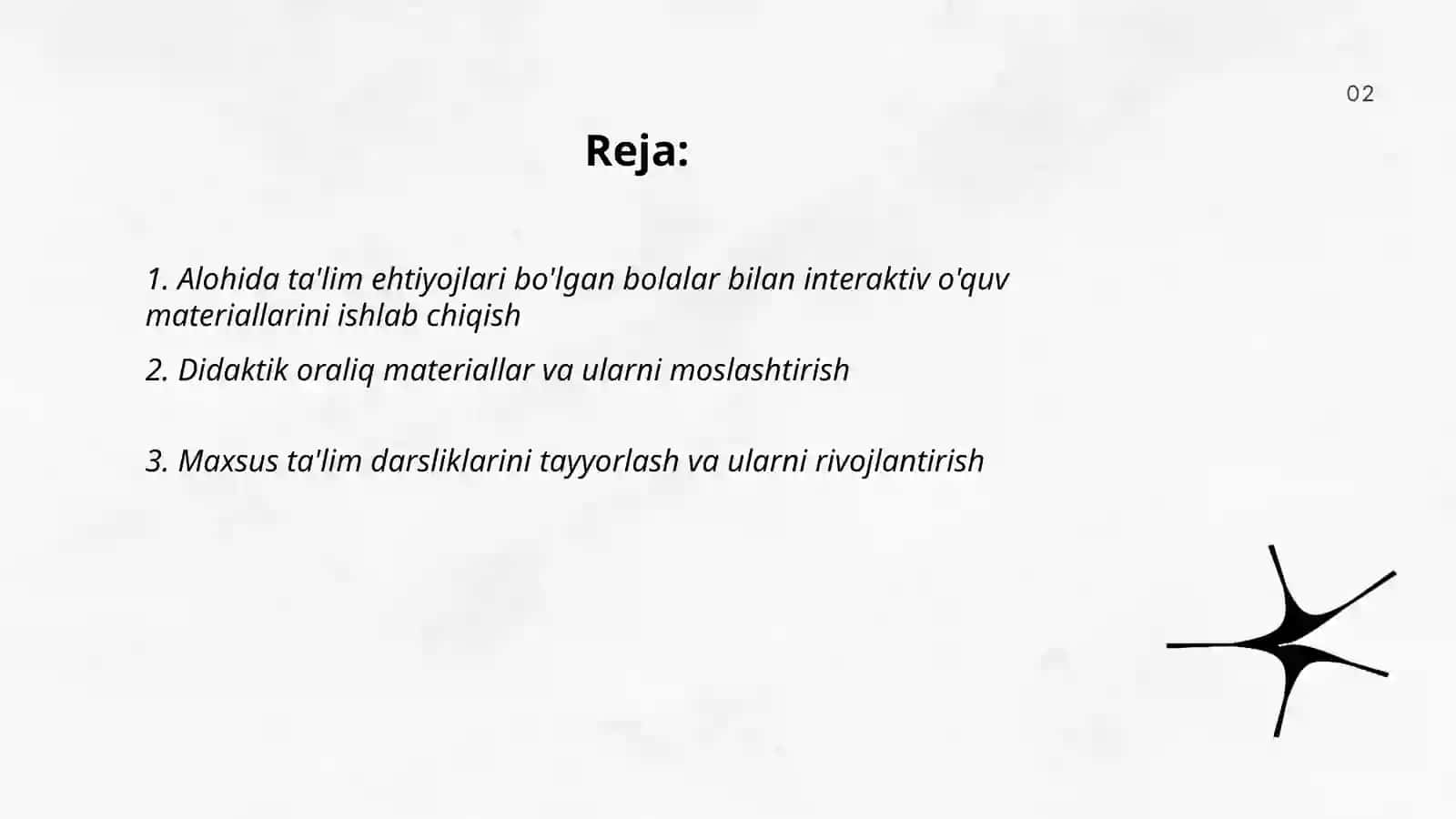 Alohida ta'lim ehtiyojlari bo'lgan bolalar bilan jarayonlarini rivojlantirish bo'yicha didaktik materiallar 2