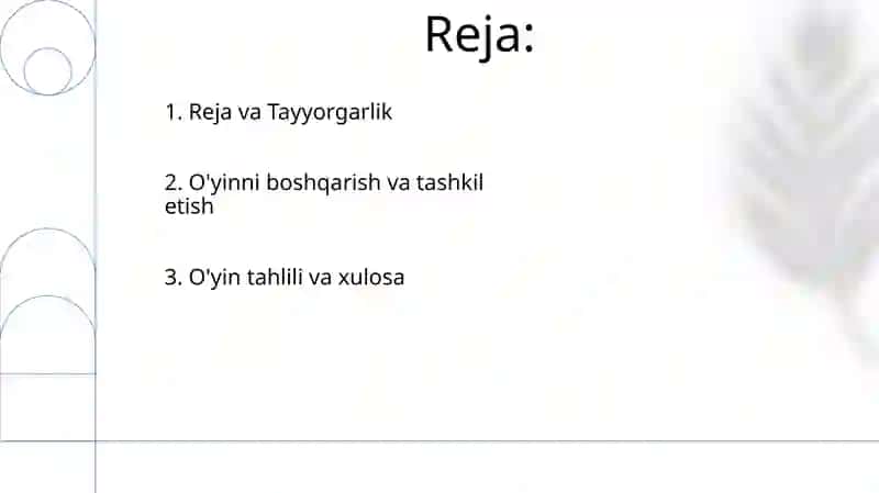 Harakatli oʻyinlarni tashkil qilish va oʻtkazish 2