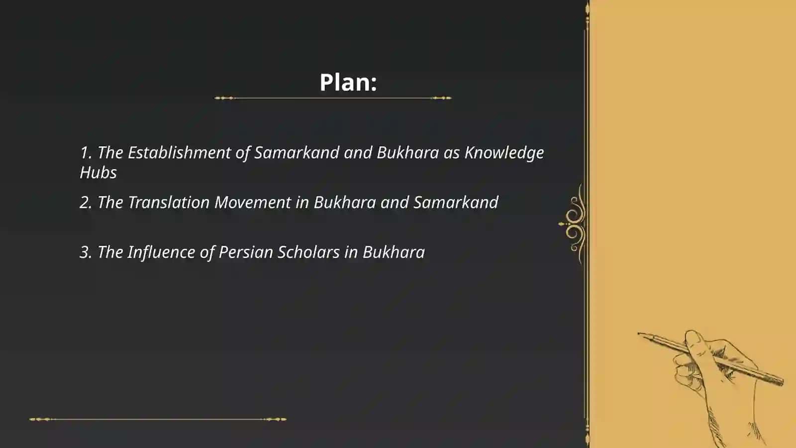 The Role of Samarkand and Bukhara in Islamic Civilization – Intellectual centers of medieval Islamic learning 2
