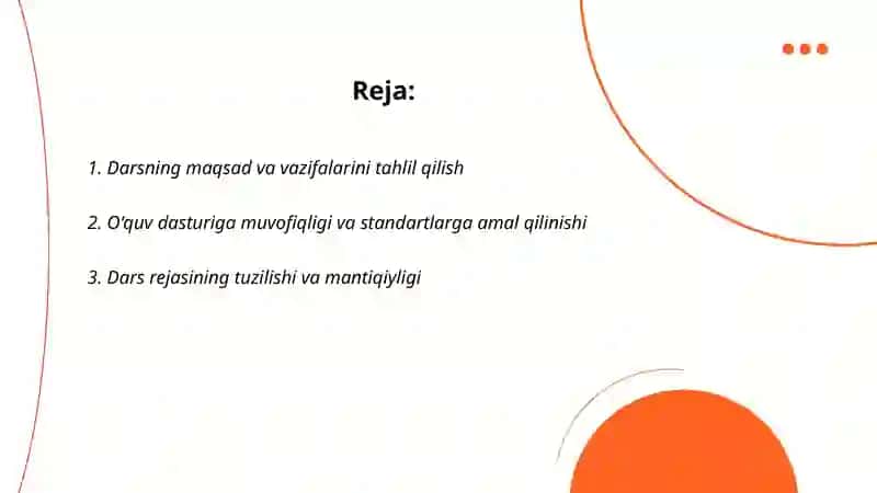 3-sinf "Tabiy fanlar"darsini tahlil qilish va taqriz yozish 2