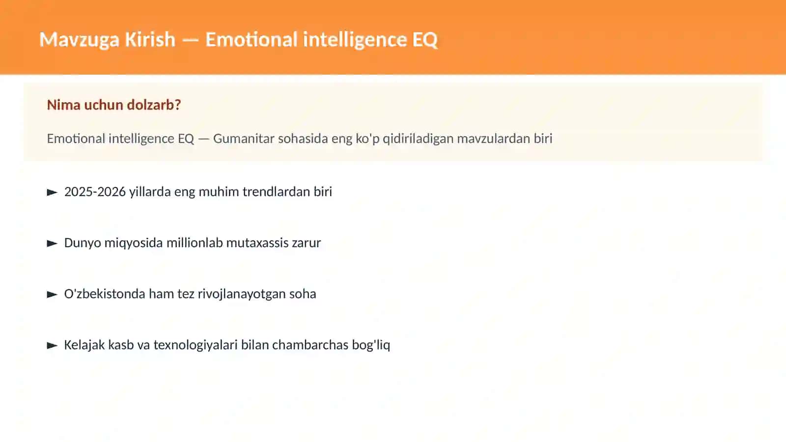 Emotional intelligence EQ 2