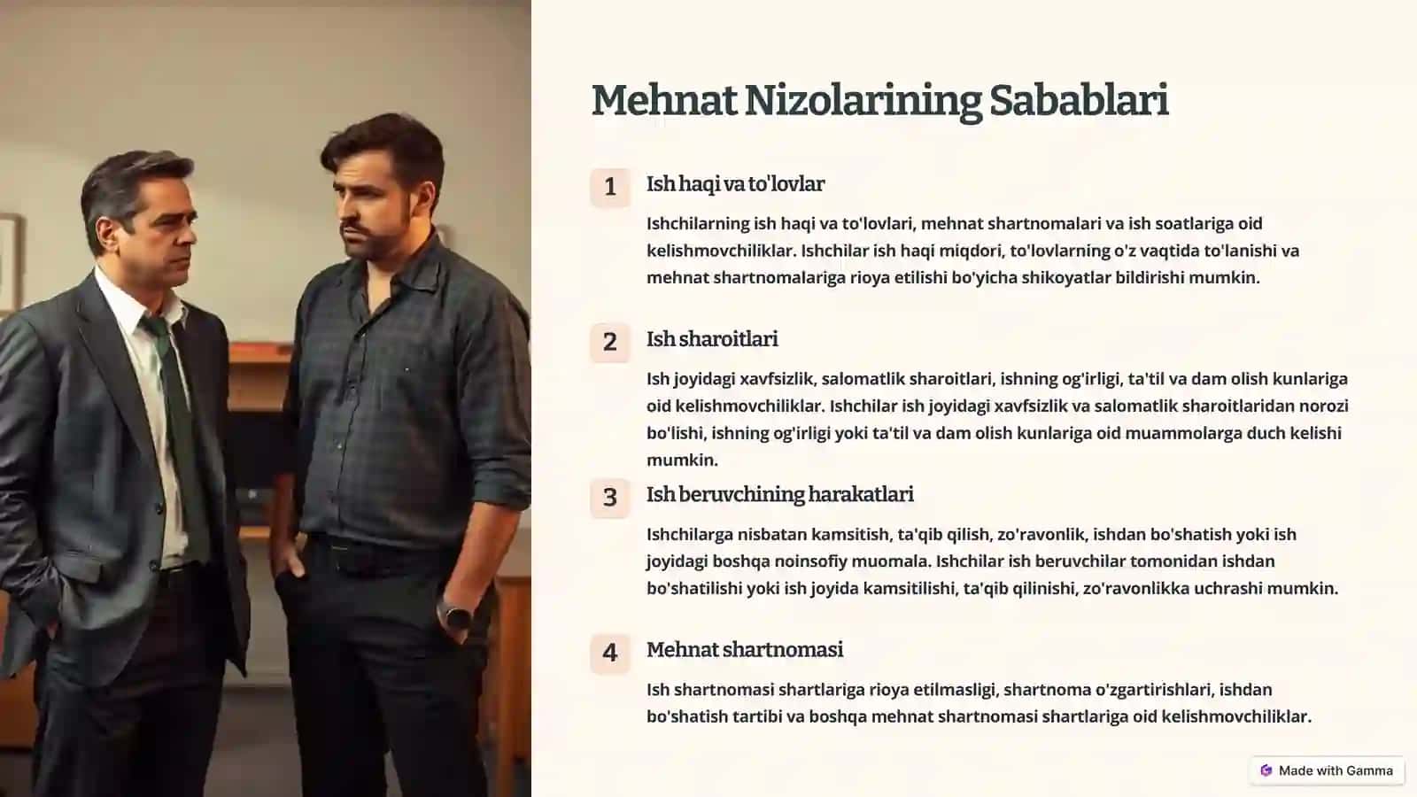 Mehnat Nizolari 2
