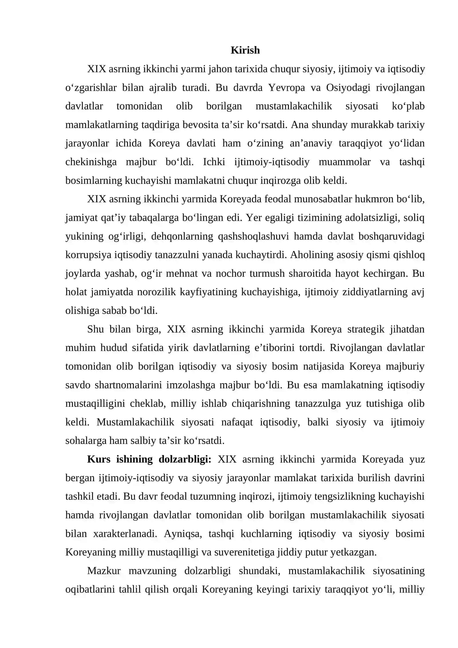 19 ASRNING 2 YARMIDA KAREYADA IJTIMOIY IQTISODIY VAZIYAT. RIVOJLANGAN DAVLATLARNING MUSTAMLAKACHILIK SIYOSI OQIBATLARI 2