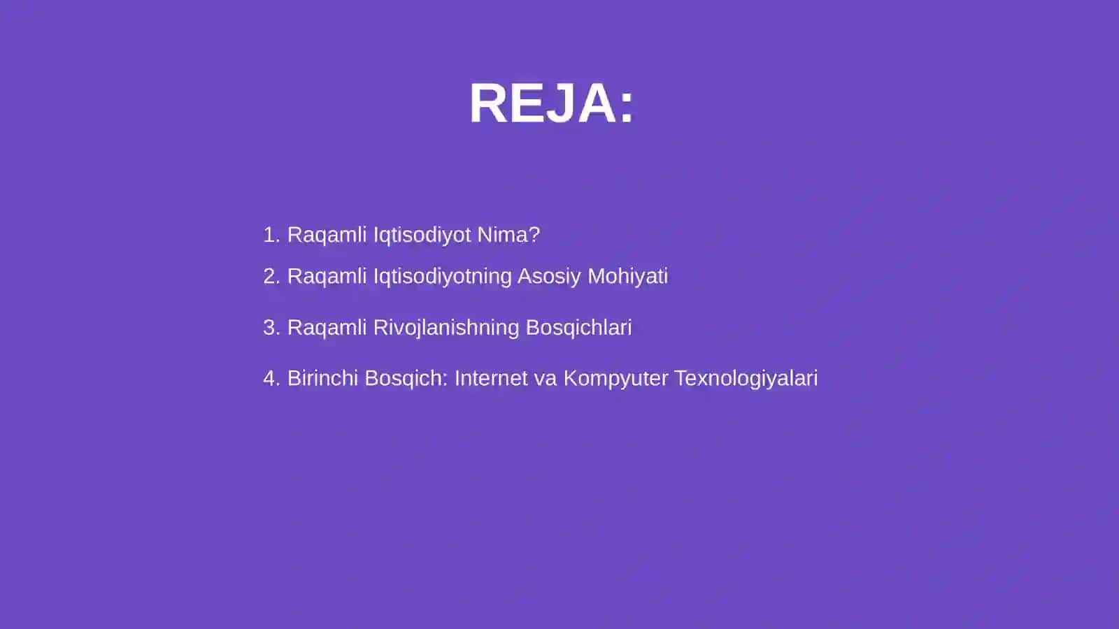 Raqamli iqtisodiyot mohiyati va rivojlanish bosqichlar 2