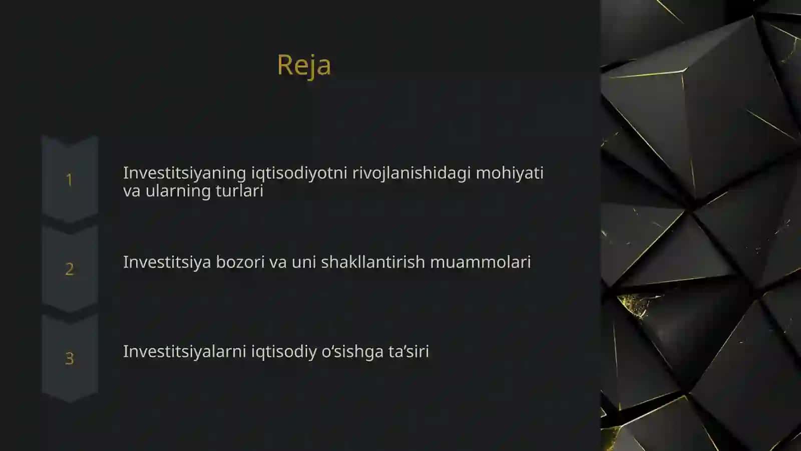 Investitsion muhitning iqtisodiy o‘sishga tasiri 2