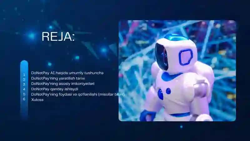 DoNotPay AI taqdimot 2