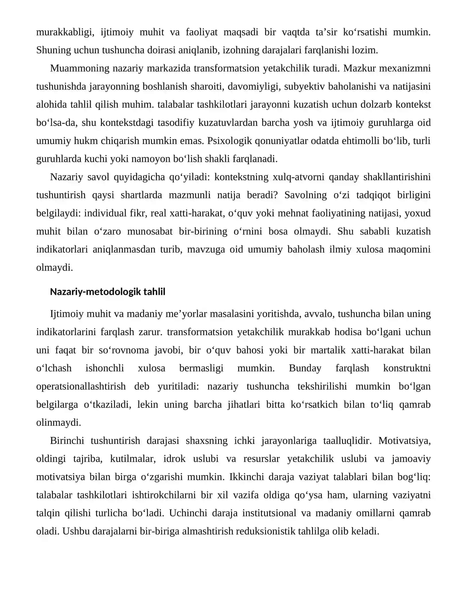 Yetakchilik Uslubi va Jamoaviy Motivatsiyaning Ijtimoiy-Madaniy Omillari 2