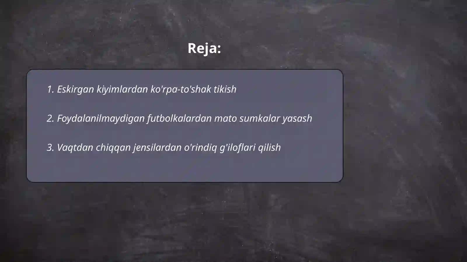 Eskirgan kiyimlardan ko'rpa-to'shak tikish 2