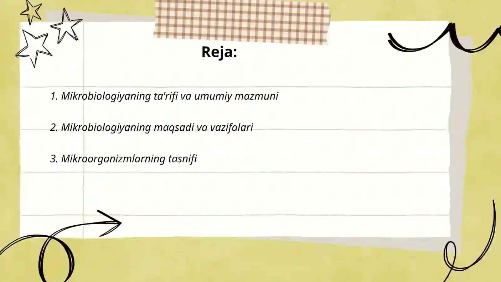 Kirish. Umumiy mikrobiologiya fanning maqsadi vazifalari rivojlanish tarixi va tadqiqot usullari 2