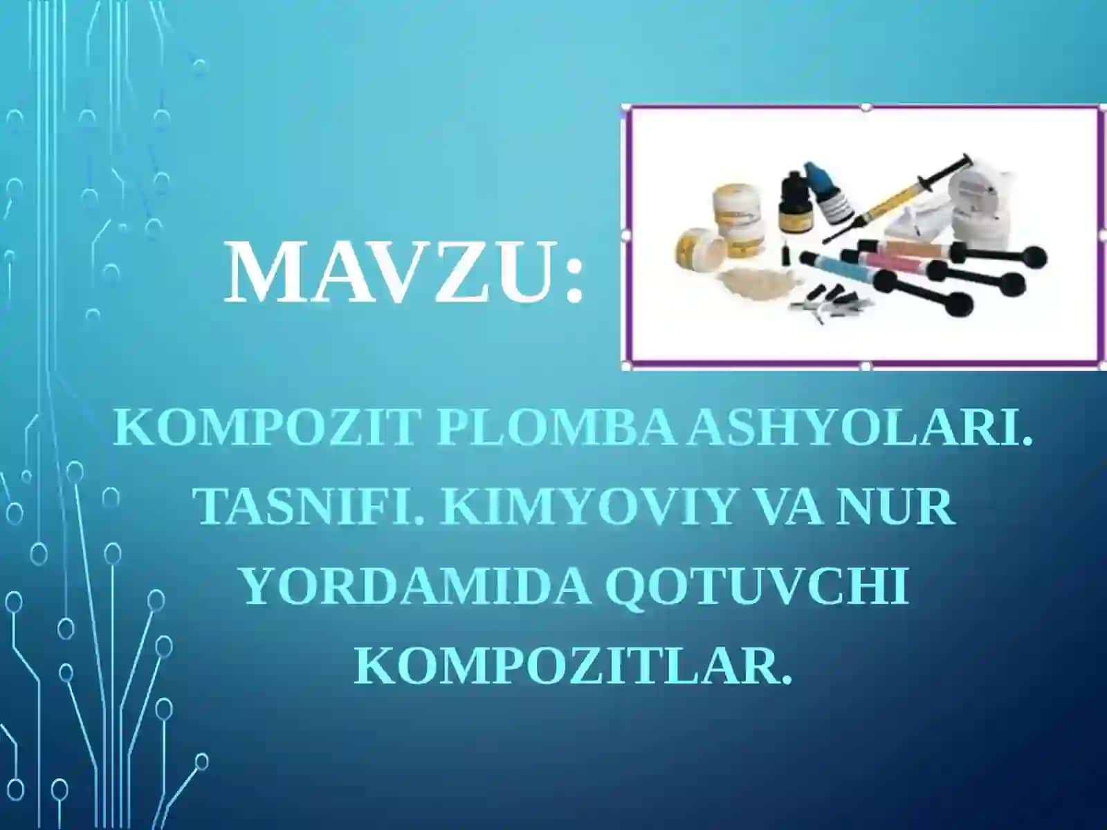 Preklinik restavratsion stomatologiyasi 2