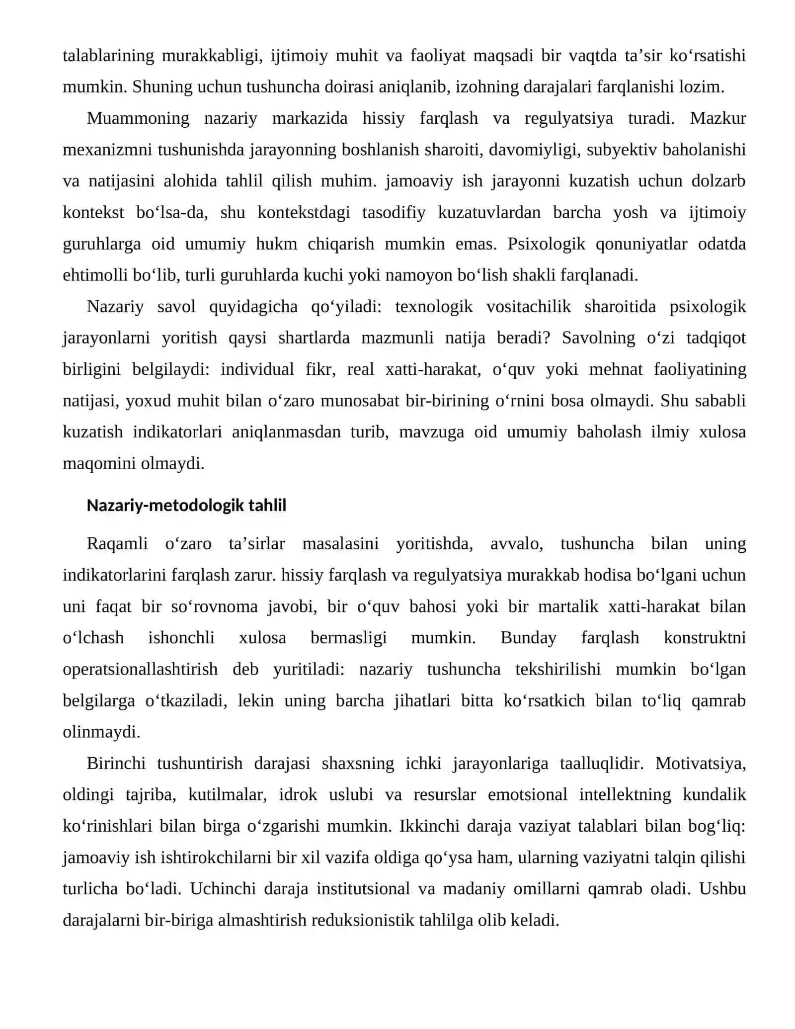 EMOTSIONAL INTELLEKTNING KUNDALIK KO‘RINISHLARI — RAQAMLI MUHITDAGI XUSUSIYATLARI 2