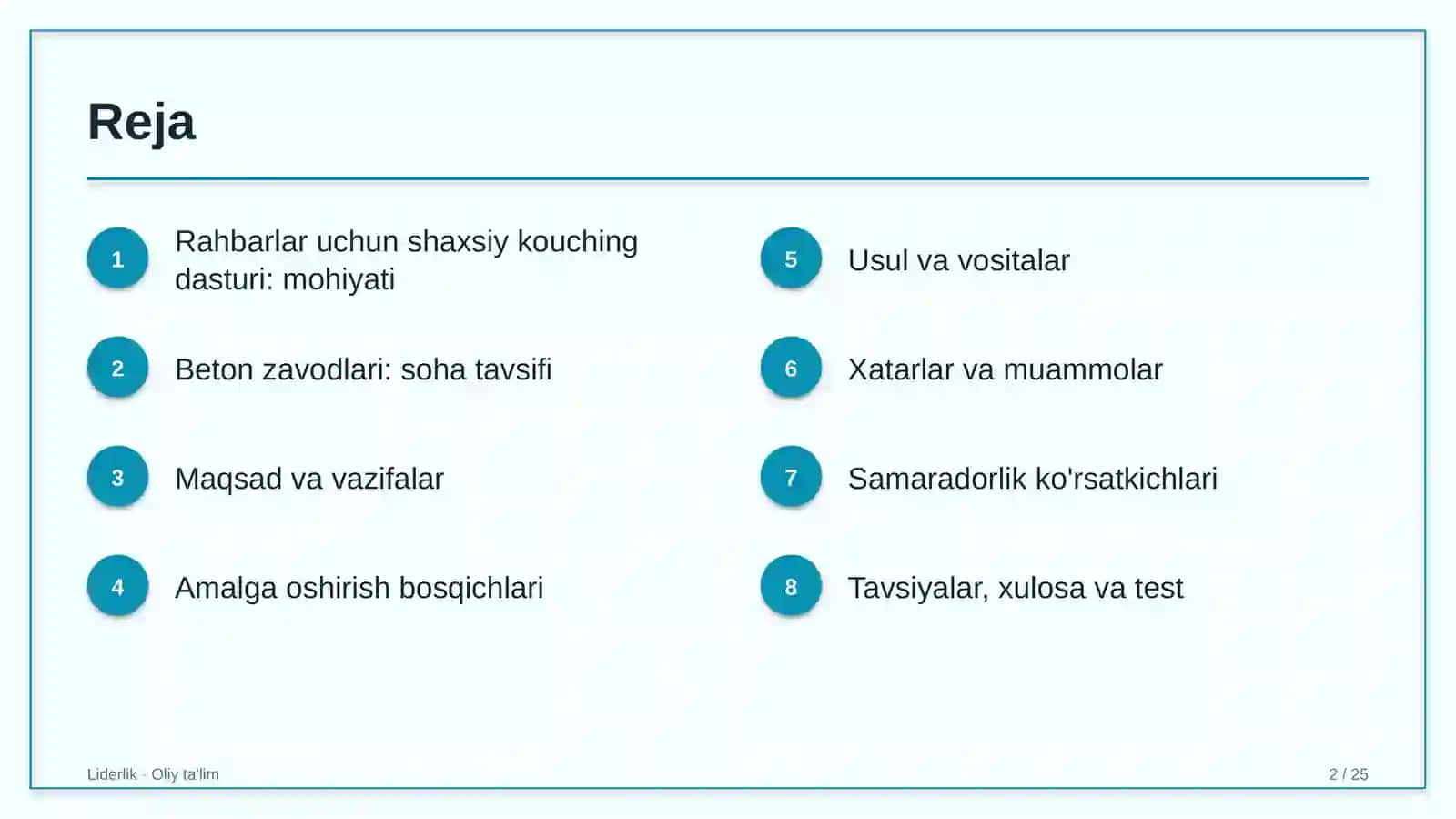 beton zavodlarida rahbarlar uchun shaxsiy kouching dasturi 7229 2
