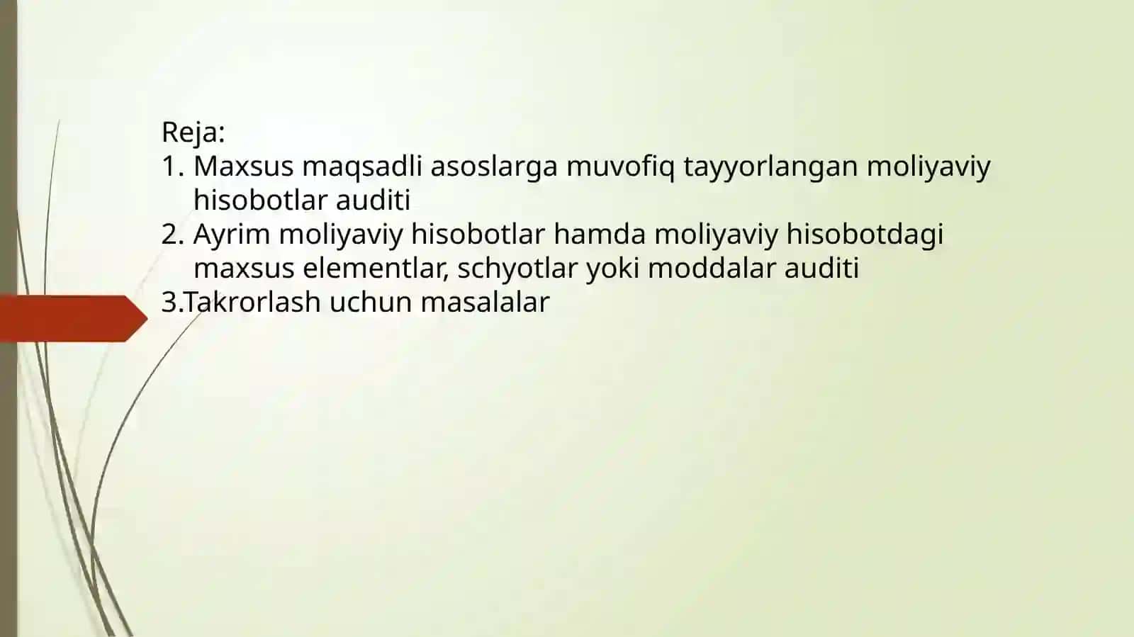 Moliyaviy hisobotlar audit 2