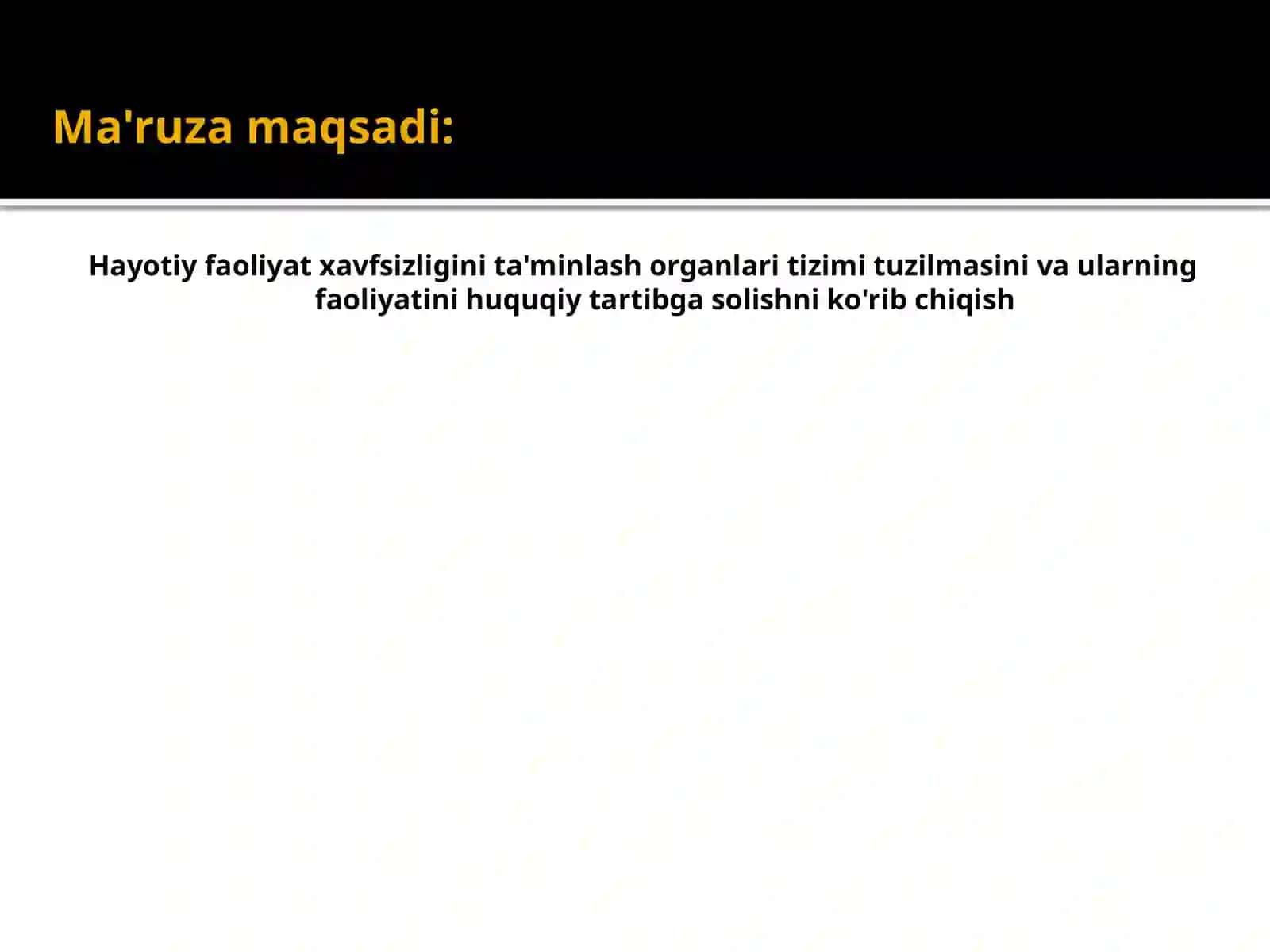 Favqulodda vaziyatlarning oldini olish tizimi 2