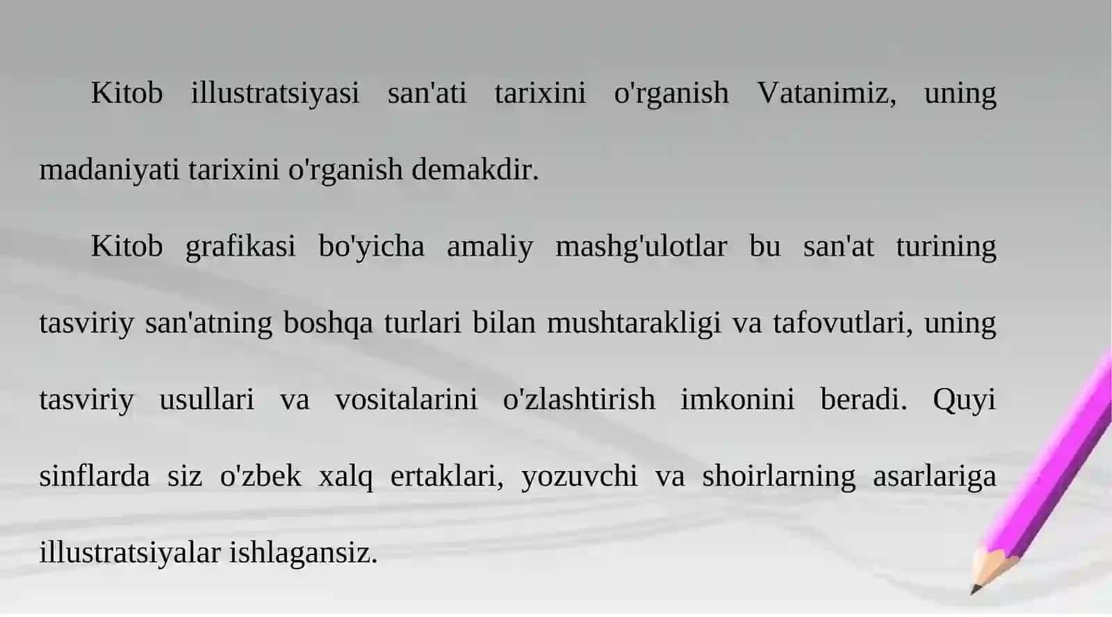 Kitob illustratsiyasi san'ati tarixini o'rganish 2