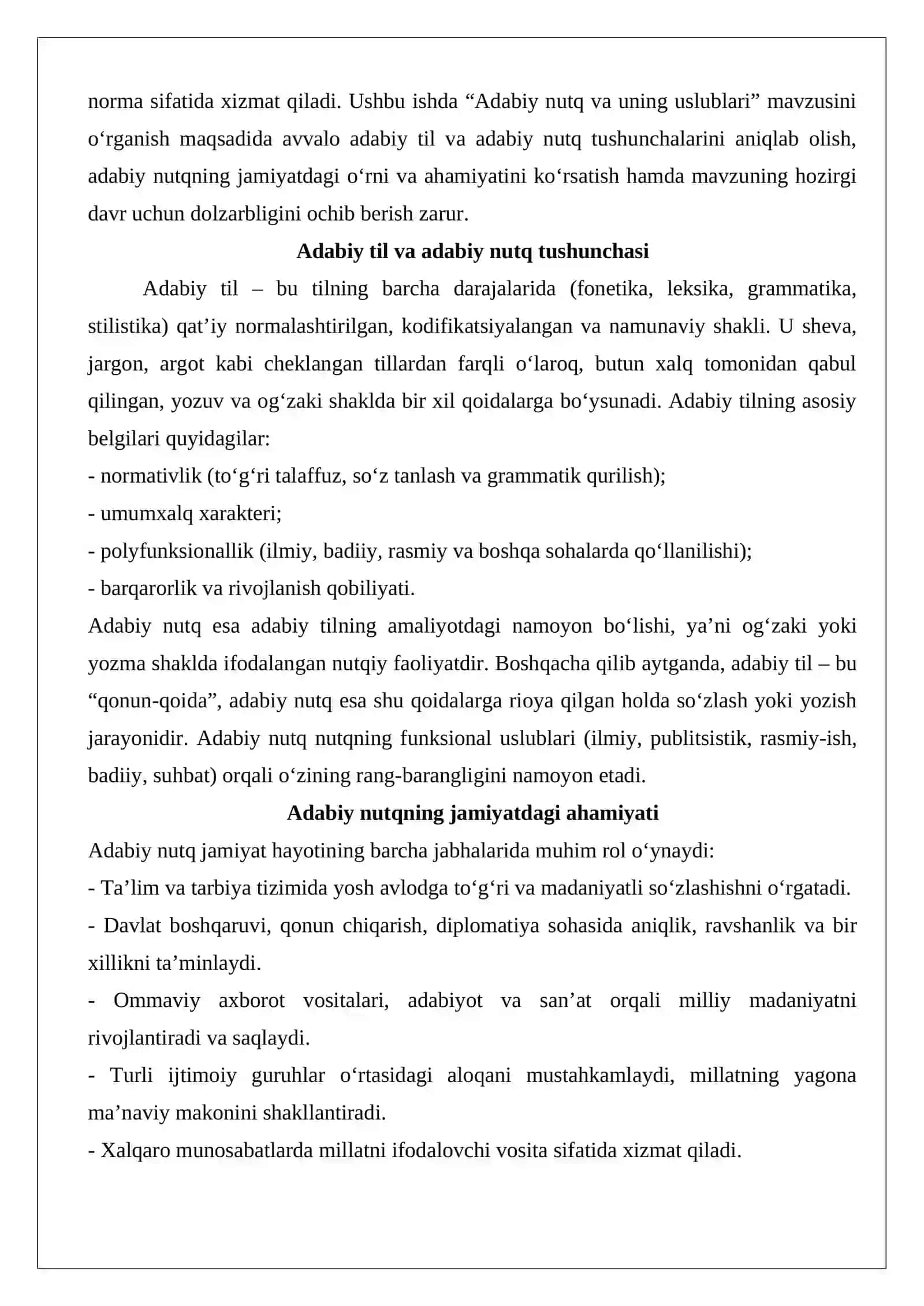 Adabiy nutq va uning uslublari 2