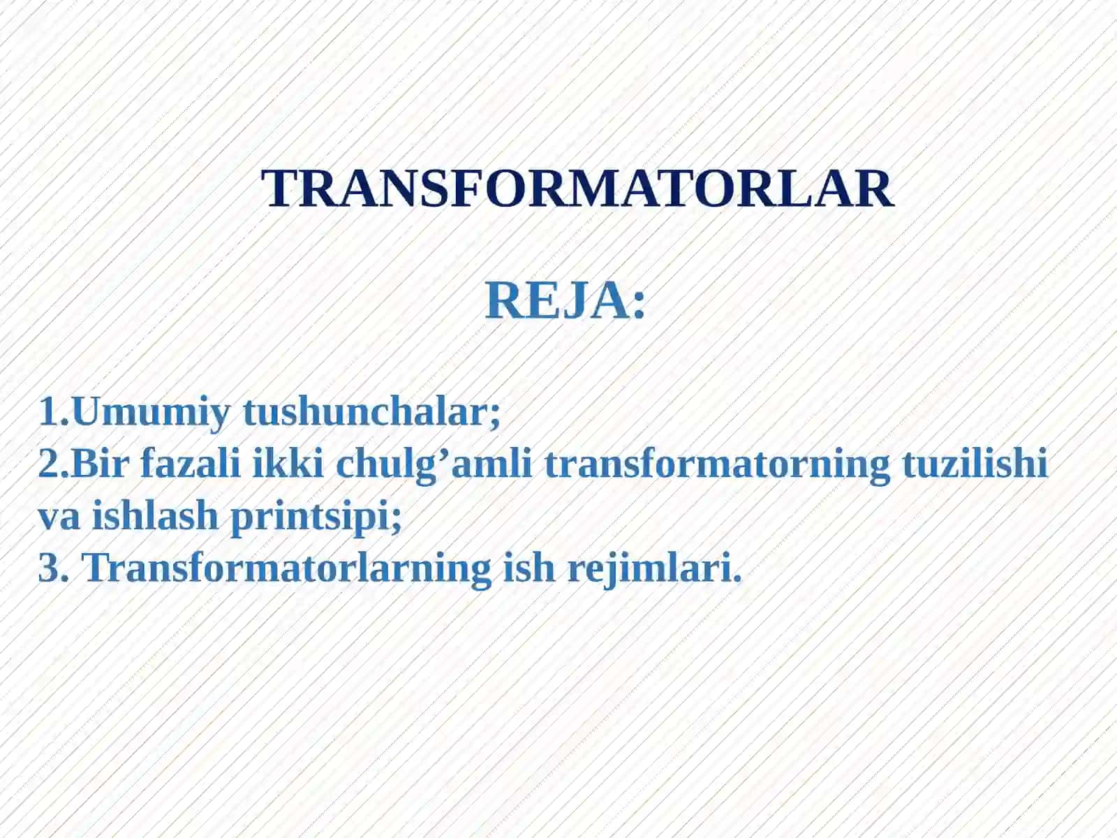 TRANSFORMATORLAR 2