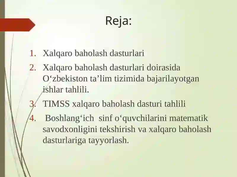 Xalqaro baholash dasturlari 2