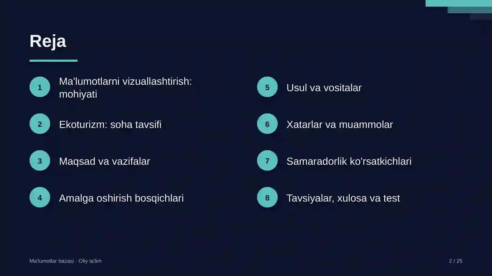Ekoturizm misolida: mohiyati, bosqichlari, usullari va ko'rsatkichlari 2