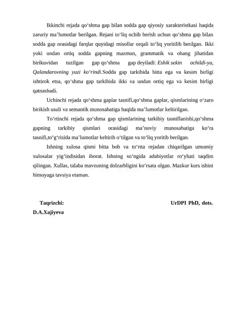 Qo‘shma Gapning Turlari 2