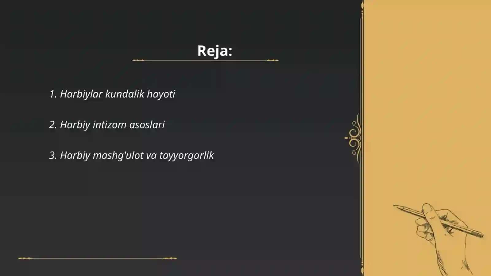 Harbiylar hayoti 2