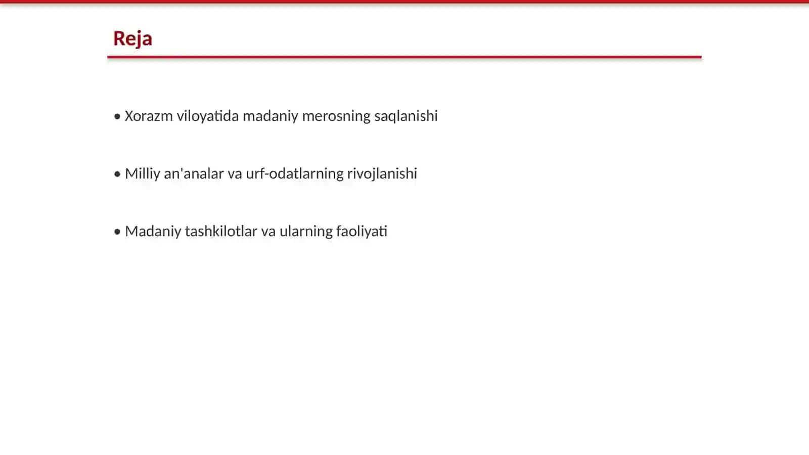Mustaqillik yillarida Xorazm viloyatida madaniy hayotni rivojlanishi 2