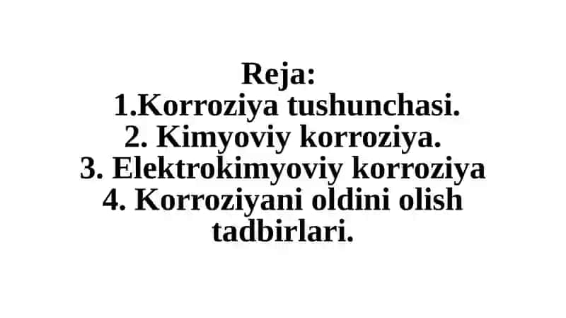 Korroziya, uning turlari va oldini olish choralari 2