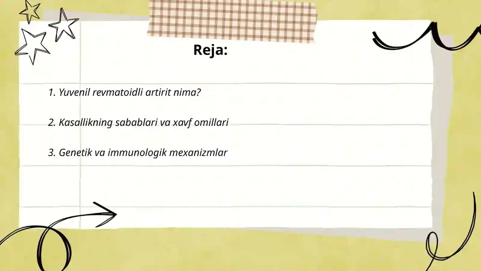 Yuvenil revmatoidli artirit 2