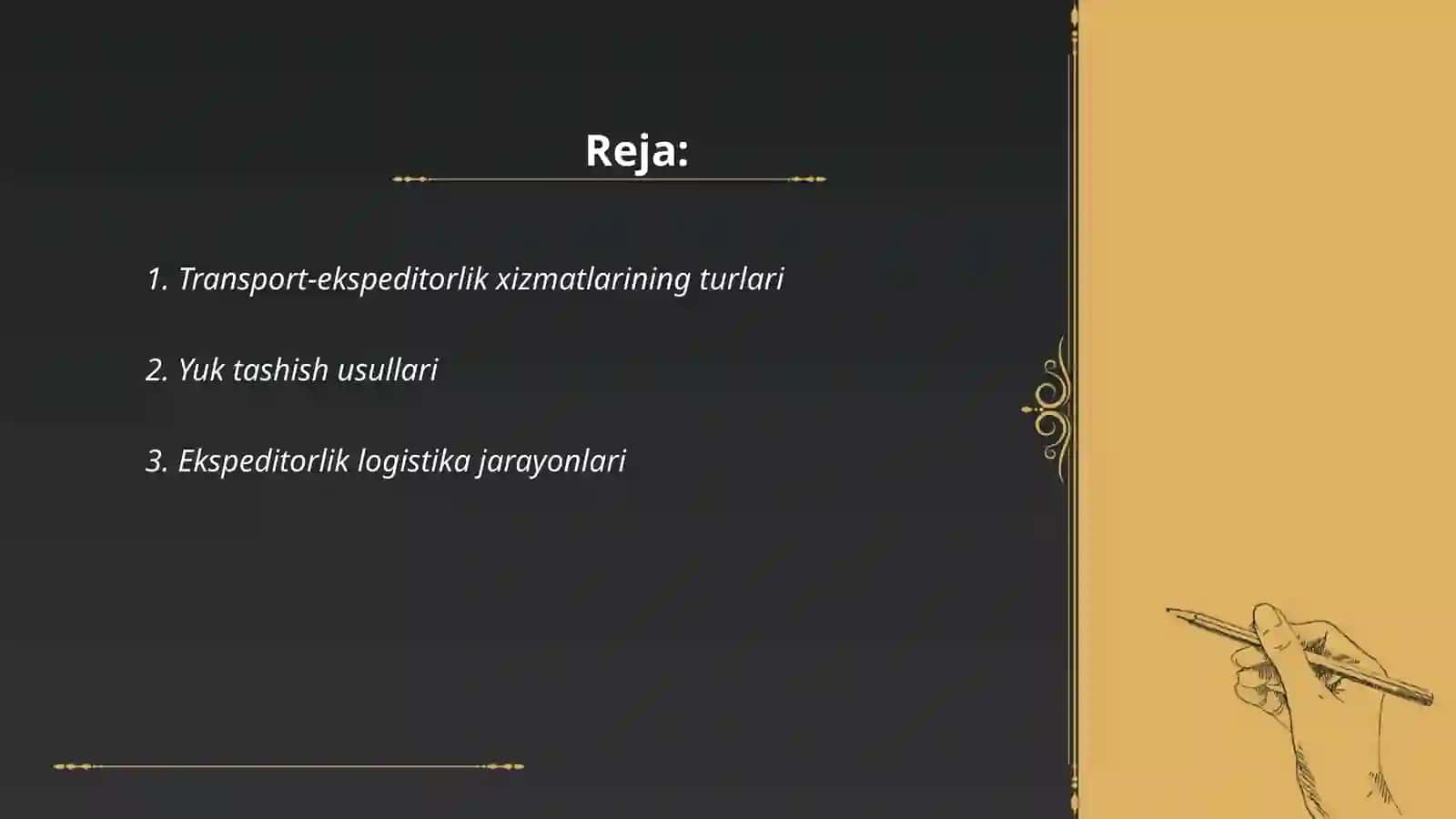 Transport-ekspeditorlik kampaniyalar tasnifi 2