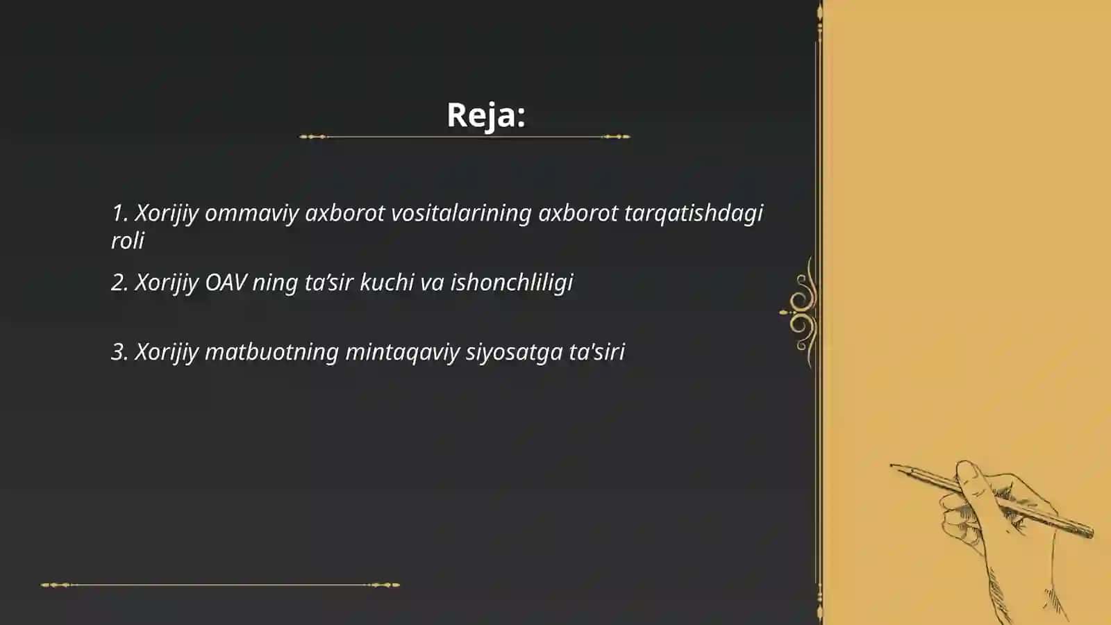 Xorijiy ommaviy axborot vositalarini media makondagi oʻrni 2